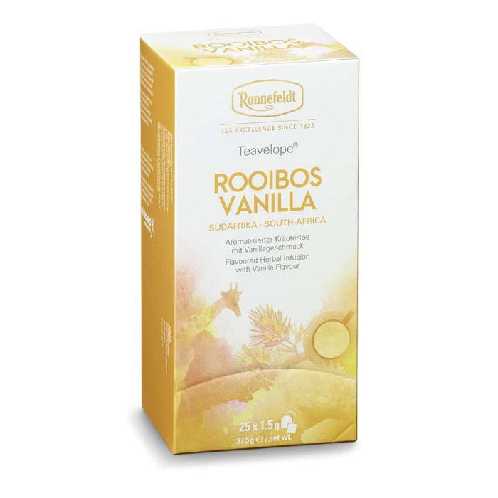 Teavelope Rooibos Vanilla Aromatisierter Kräutertee mit Vanillegeschmack 25 Teebeutel