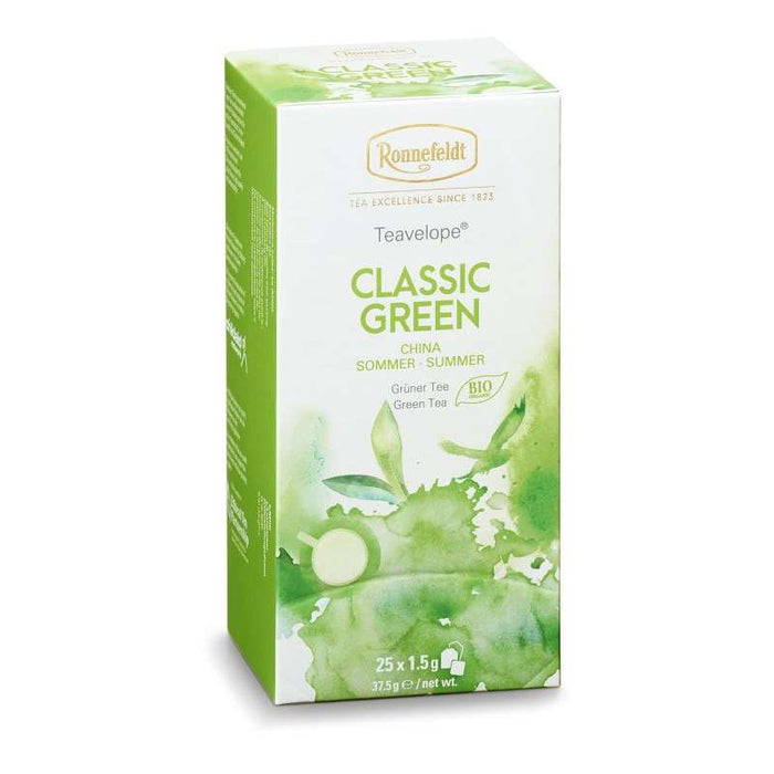 Teavelope Classic Green BIO * Grüner Tee 25 Teebeutel