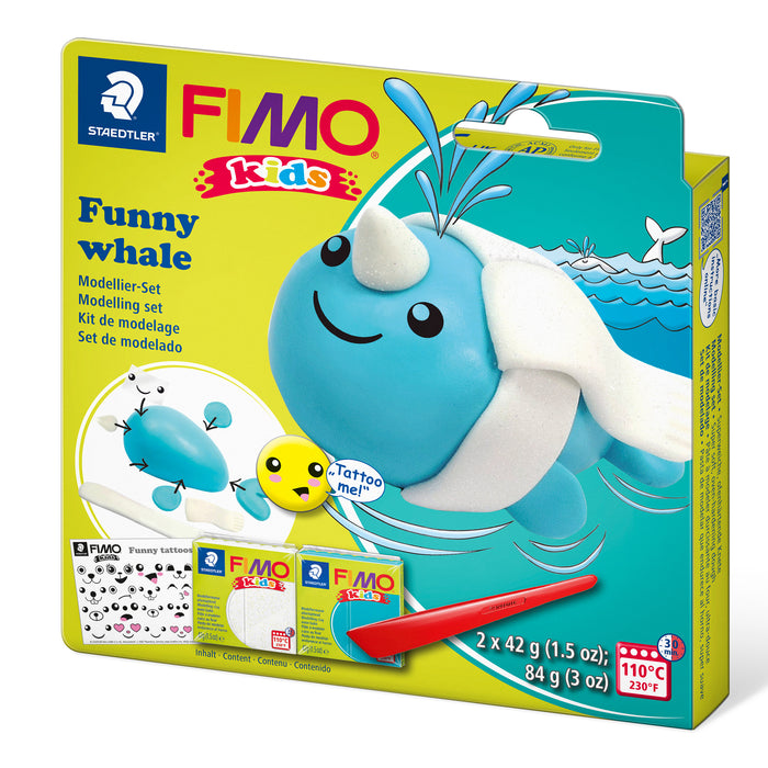 Staedtler Set Mod.masse Fimo kids fk whale