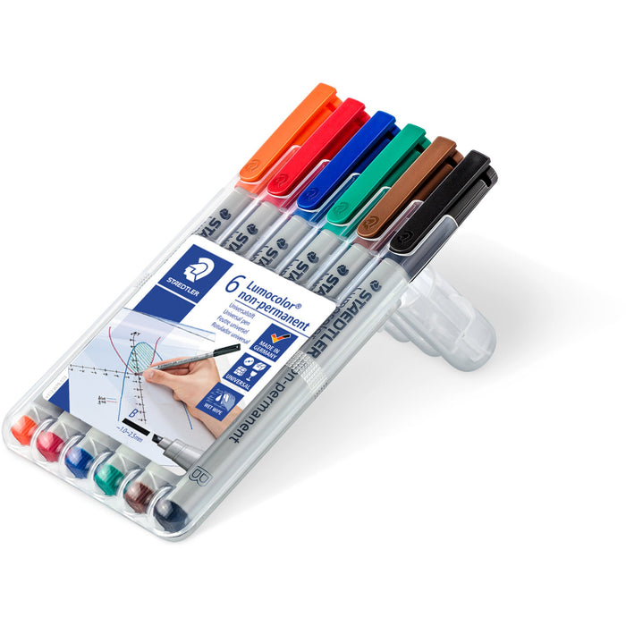 Staedtler Folienstift Lumocolor nonperm.B 6ST