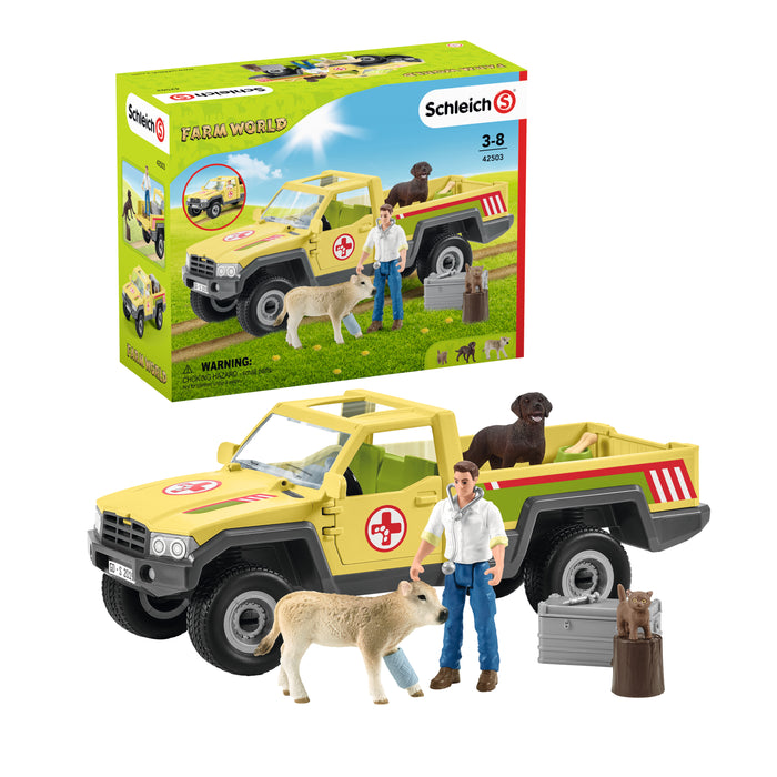 Schleich 42503 Vet visit on the farm