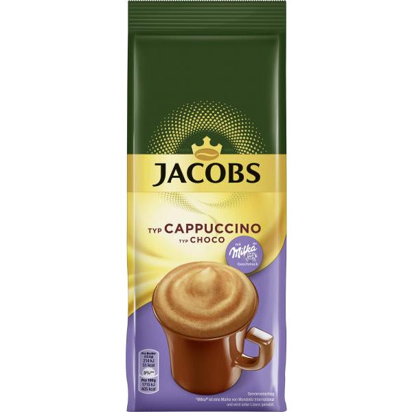 JACOBS MILKA CAPPUCCINO CHOCO Nachfüllbeutel 500g