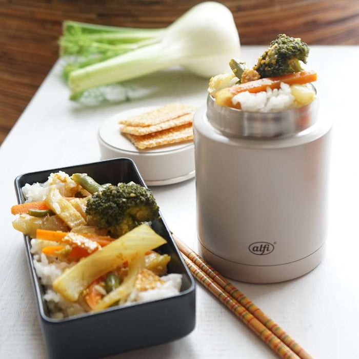 alfi BALANCE FOOD MUG 0.50 l 실버 라이닝 매트