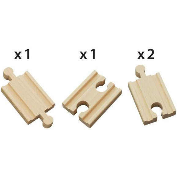 BRIO 63333300 1/4 Straight Tracks (A2,B2,C2)