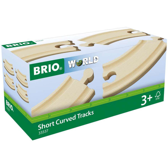 BRIO 63333700 Kurze gebogene Gleise (E1)