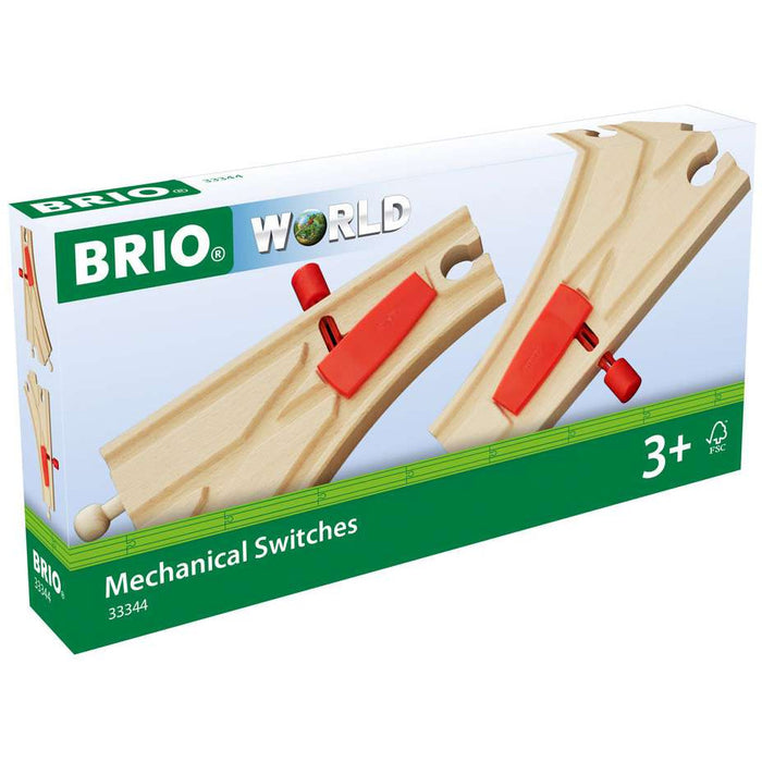 BRIO 63334400 Mech. Weichenpaar (L1/M1)