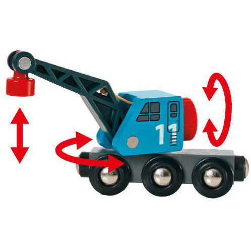 BRIO 63353400 Porte-conteneurs avec camion-grue