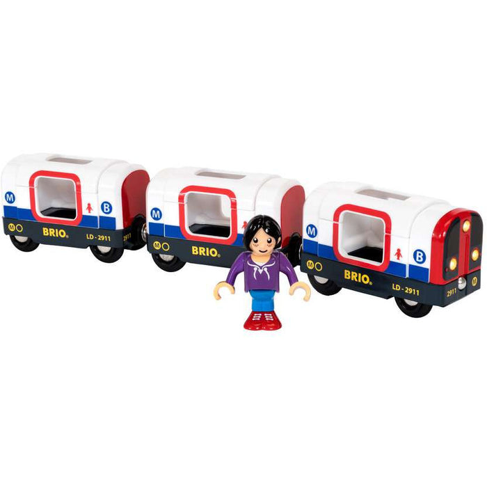 BRIO 63386700 Métro avec lumières et sons