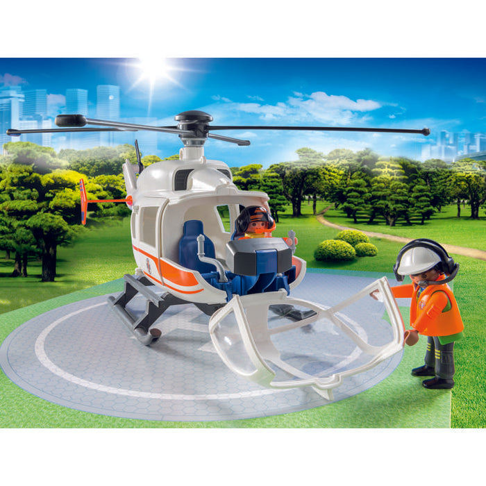 Hélicoptère médical d'urgence PLAYMOBIL 