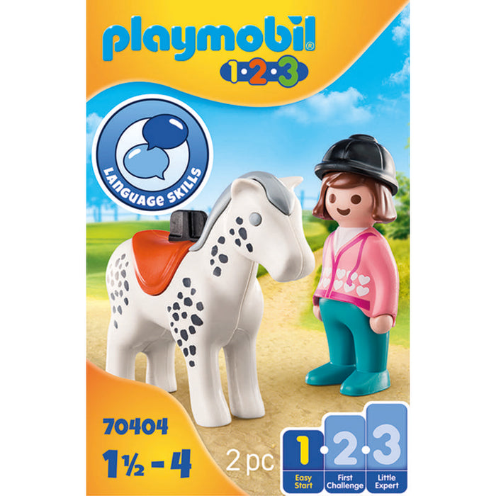 Playmobil 70404 Cavalier avec Cheval