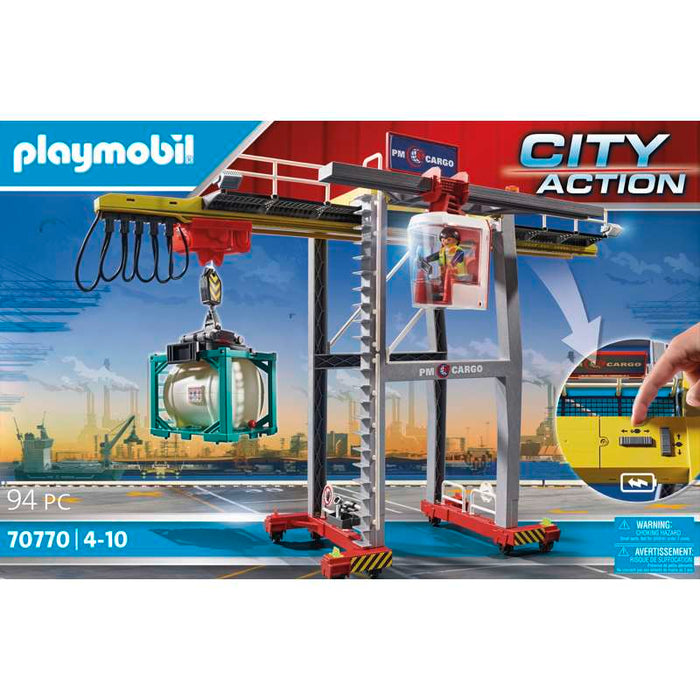Playmobil 70770 Gantry Crane with Containers