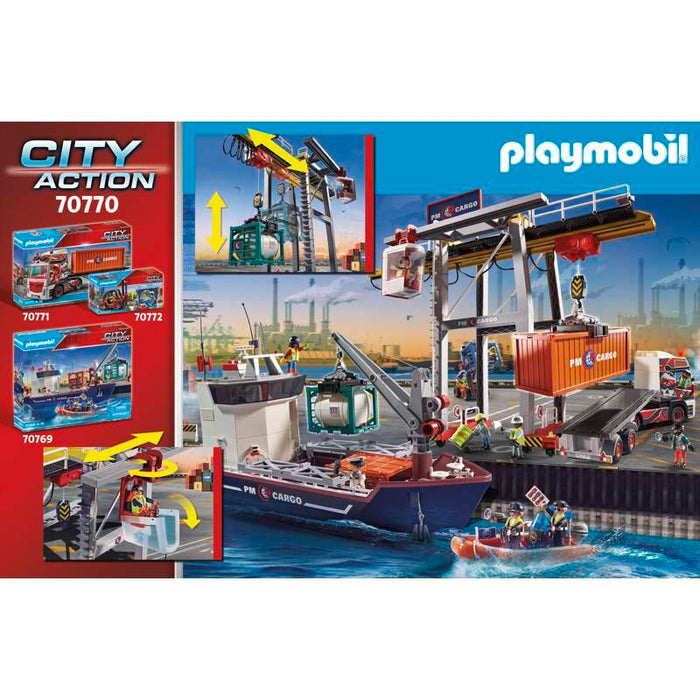 Playmobil 70770 Gantry Crane with Containers