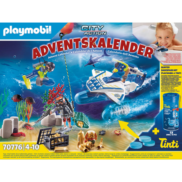 Playmobil 70776 Adventskalender "Badespaß Polizeitaucheinsatz"