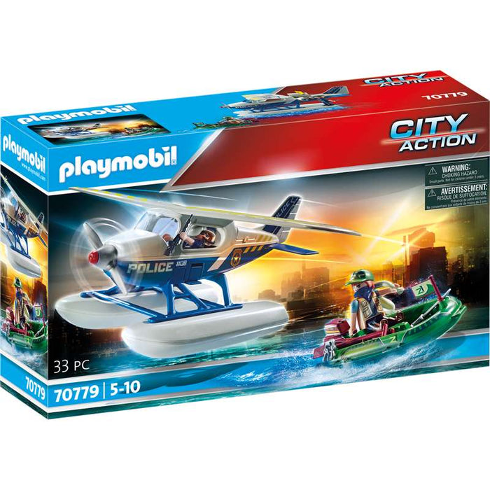 Playmobil 70779 Polizei-Wasserflugzeug: Schmuggler-Verfolgung