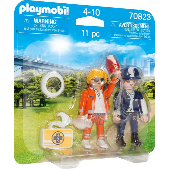 Playmobil 70823 DuoPack Emergency Doctor and Policewoman