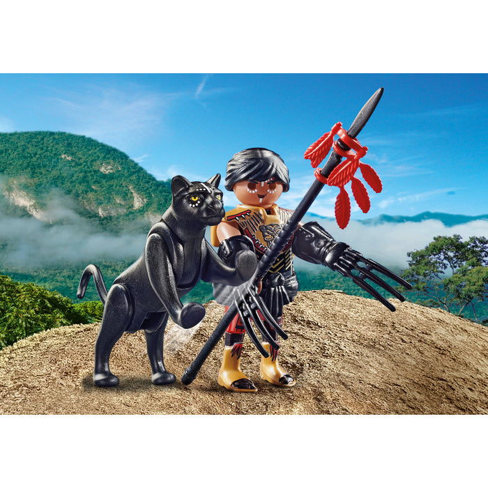 Playmobil 70878 Krieger mit Panther