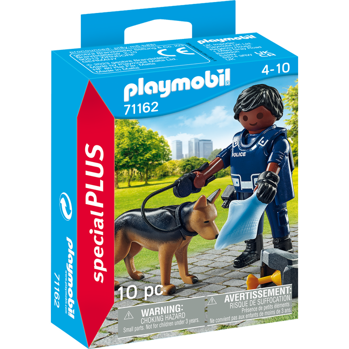 Playmobil 71162 Polizist mit Spürhund