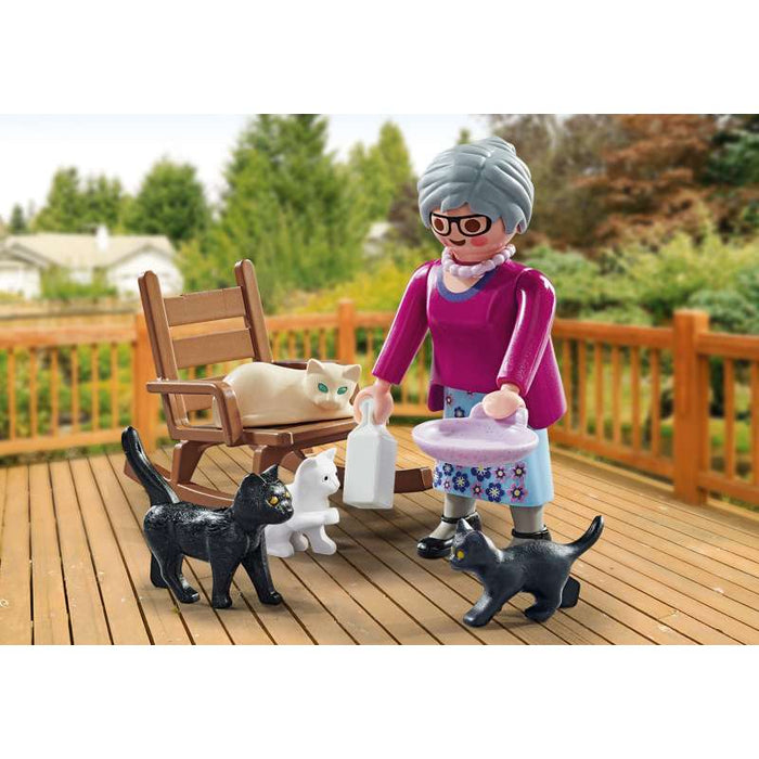 Playmobil 71172 Oma mit Katzen