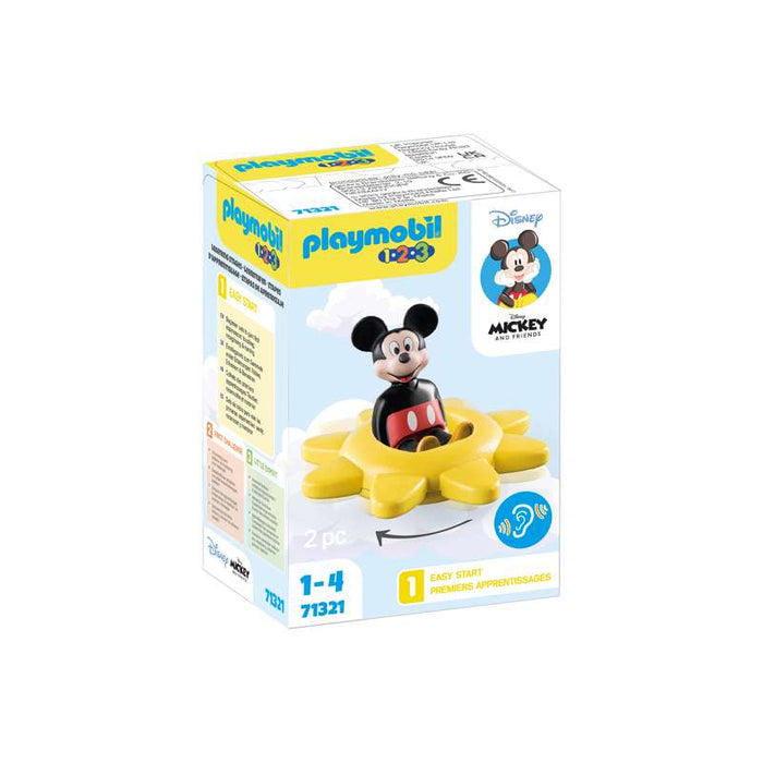 Playmobil 71321 1.2.3 & Disney: Mickys Drehsonne mit Rasselfunktion