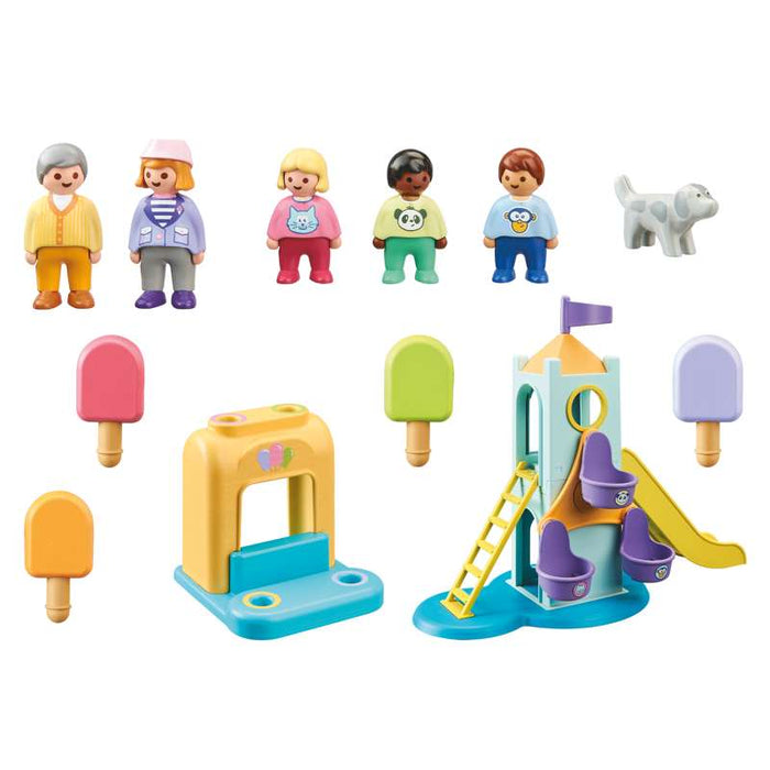 Playmobil 71326 1.2.3: Erlebnisturm mit Eisstand