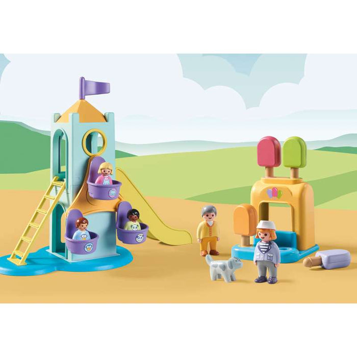 Playmobil 71326 1.2.3: Erlebnisturm mit Eisstand