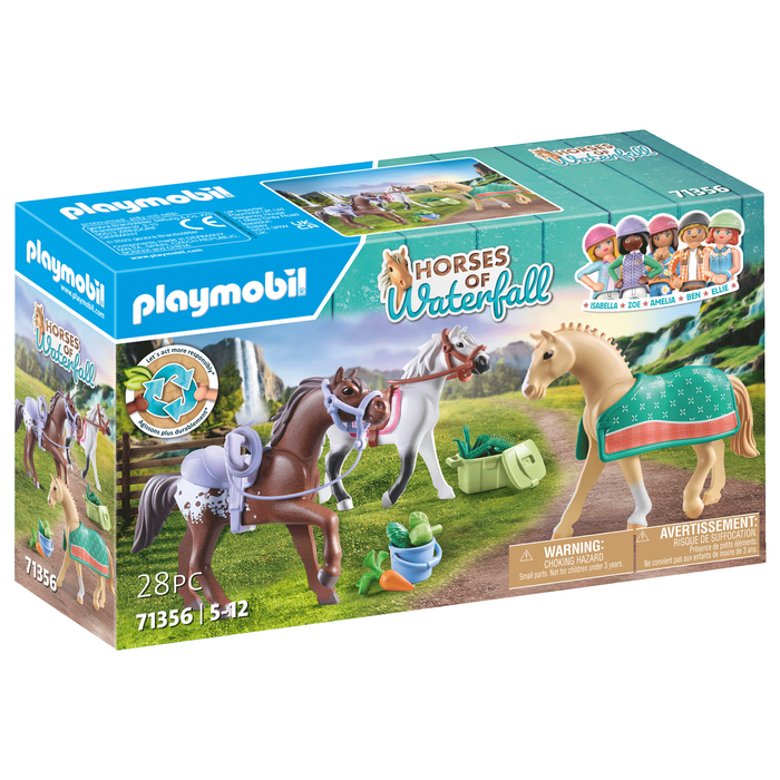 Playmobil 71356 3 Pferde: Morgan, Quarter Horse & Shagya Araber