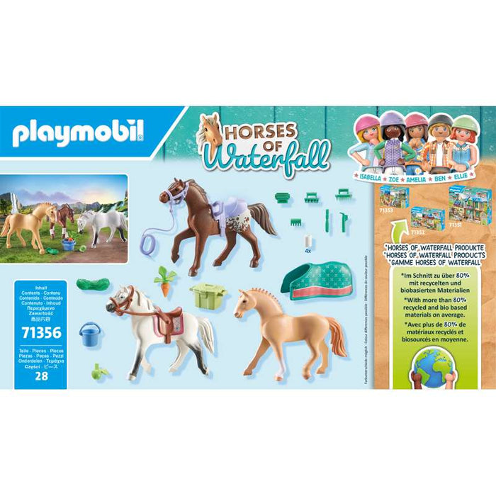 Playmobil 71356 3 Pferde: Morgan, Quarter Horse & Shagya Araber