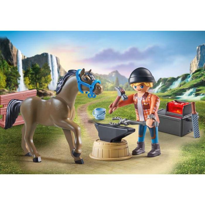 Playmobil 71357 Hufschmied Ben & Achilles