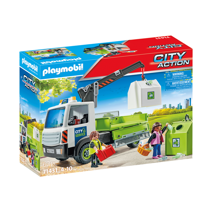 Playmobil 71431 Altglas-LKW mit Container