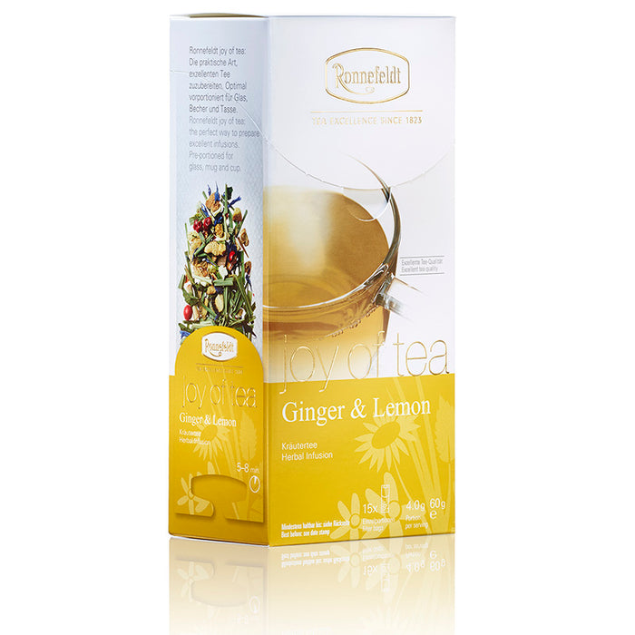 Joy of Tea Ginger & Lemon Kräutertee 15 Teebeutel