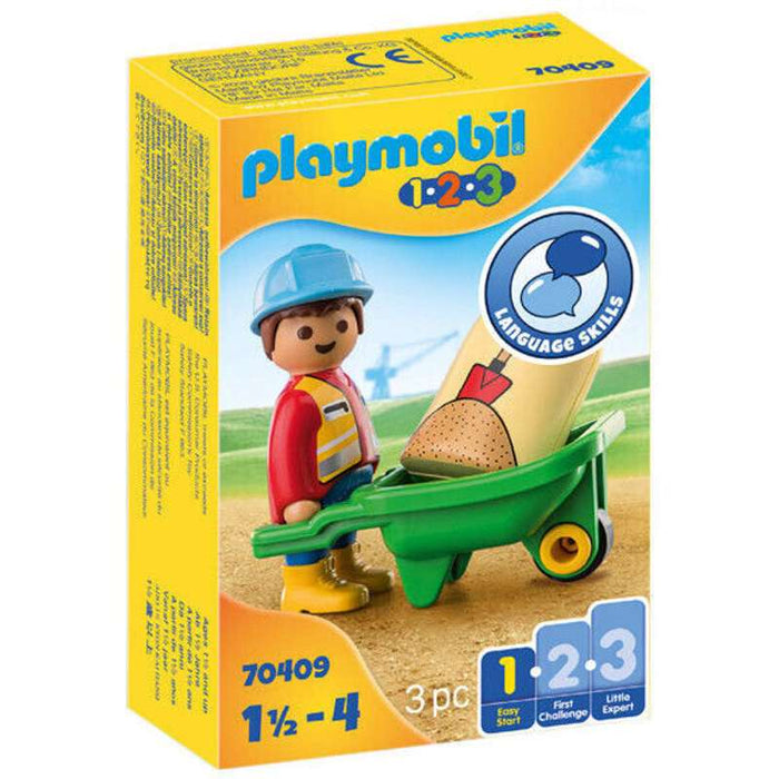 Playmobil 70409 1.2.3 Wagen und Bauarbeiter